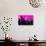 Low Poly New York Art - Manhattan Deep Pink Night-Philippe Hugonnard-Art Print displayed on a wall