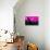 Low Poly New York Art - Manhattan Deep Pink Night-Philippe Hugonnard-Stretched Canvas displayed on a wall