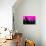 Low Poly New York Art - Manhattan Deep Pink Night-Philippe Hugonnard-Art Print displayed on a wall