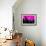 Low Poly New York Art - Manhattan Deep Pink Night-Philippe Hugonnard-Framed Art Print displayed on a wall
