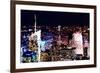 Low Poly New York Art - Manhattan Midtown-Philippe Hugonnard-Framed Art Print