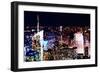 Low Poly New York Art - Manhattan Midtown-Philippe Hugonnard-Framed Art Print