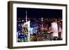 Low Poly New York Art - Manhattan Midtown-Philippe Hugonnard-Framed Premium Giclee Print