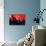 Low Poly New York Art - Manhattan Red Night-Philippe Hugonnard-Art Print displayed on a wall