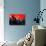 Low Poly New York Art - Manhattan Red Night-Philippe Hugonnard-Mounted Art Print displayed on a wall