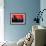 Low Poly New York Art - Manhattan Red Night-Philippe Hugonnard-Framed Art Print displayed on a wall