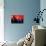 Low Poly New York Art - Manhattan Red Night-Philippe Hugonnard-Mounted Art Print displayed on a wall