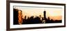 Low Poly New York Art - Manhattan Silhouettes-Philippe Hugonnard-Framed Art Print