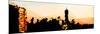 Low Poly New York Art - Manhattan Silhouettes-Philippe Hugonnard-Mounted Art Print