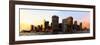 Low Poly New York Art - Manhattan Skyscrapers-Philippe Hugonnard-Framed Art Print