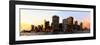 Low Poly New York Art - Manhattan Skyscrapers-Philippe Hugonnard-Framed Art Print