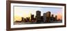 Low Poly New York Art - Manhattan Skyscrapers-Philippe Hugonnard-Framed Art Print