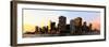 Low Poly New York Art - Manhattan Skyscrapers-Philippe Hugonnard-Framed Premium Giclee Print