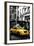 Low Poly New York Art - Manhattan Taxi-Philippe Hugonnard-Framed Art Print