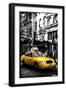 Low Poly New York Art - Manhattan Taxi-Philippe Hugonnard-Framed Art Print