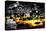 Low Poly New York Art - Manhattan Traffic-Philippe Hugonnard-Stretched Canvas