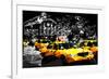 Low Poly New York Art - Manhattan Traffic-Philippe Hugonnard-Framed Art Print