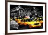 Low Poly New York Art - Manhattan Traffic-Philippe Hugonnard-Framed Art Print