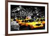 Low Poly New York Art - Manhattan Traffic-Philippe Hugonnard-Framed Art Print