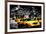 Low Poly New York Art - Manhattan Traffic-Philippe Hugonnard-Framed Art Print