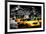 Low Poly New York Art - Manhattan Traffic-Philippe Hugonnard-Framed Art Print