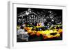 Low Poly New York Art - Manhattan Traffic-Philippe Hugonnard-Framed Premium Giclee Print