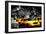 Low Poly New York Art - Manhattan Traffic-Philippe Hugonnard-Framed Art Print