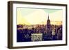 Low Poly New York Art - Manhattan-Philippe Hugonnard-Framed Art Print