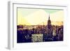 Low Poly New York Art - Manhattan-Philippe Hugonnard-Framed Art Print