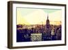 Low Poly New York Art - Manhattan-Philippe Hugonnard-Framed Premium Giclee Print