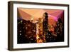 Low Poly New York Art - Midtown Manhattan-Philippe Hugonnard-Framed Art Print