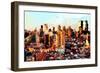 Low Poly New York Art - Midtown NYC-Philippe Hugonnard-Framed Art Print