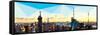 Low Poly New York Art - New York City-Philippe Hugonnard-Framed Stretched Canvas