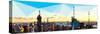 Low Poly New York Art - New York City-Philippe Hugonnard-Stretched Canvas