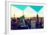 Low Poly New York Art - New York Skyline II-Philippe Hugonnard-Framed Art Print