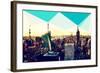 Low Poly New York Art - New York Skyline II-Philippe Hugonnard-Framed Art Print