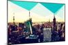 Low Poly New York Art - New York Skyline II-Philippe Hugonnard-Mounted Premium Giclee Print