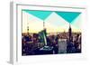 Low Poly New York Art - New York Skyline II-Philippe Hugonnard-Framed Art Print