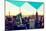 Low Poly New York Art - New York Skyline II-Philippe Hugonnard-Mounted Art Print
