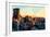 Low Poly New York Art - New York Sunset Pastel-Philippe Hugonnard-Framed Art Print