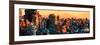 Low Poly New York Art - New York Sunset-Philippe Hugonnard-Framed Premium Giclee Print