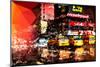 Low Poly New York Art - New York Taxis-Philippe Hugonnard-Mounted Art Print