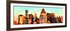 Low Poly New York Art - NYC Pastel III-Philippe Hugonnard-Framed Art Print