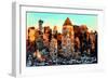 Low Poly New York Art - NYC Pastel-Philippe Hugonnard-Framed Art Print