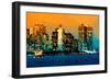 Low Poly New York Art - NYC Sunlight-Philippe Hugonnard-Framed Premium Giclee Print