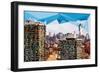 Low Poly New York Art - One World Trade Center II-Philippe Hugonnard-Framed Art Print