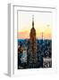 Low Poly New York Art - One World Trade Center Sunset-Philippe Hugonnard-Framed Art Print