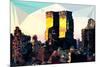 Low Poly New York Art - One World Trade Center-Philippe Hugonnard-Mounted Art Print