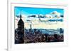 Low Poly New York Art - Overlooking Central Park-Philippe Hugonnard-Framed Art Print