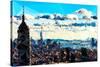 Low Poly New York Art - Overlooking Central Park-Philippe Hugonnard-Stretched Canvas